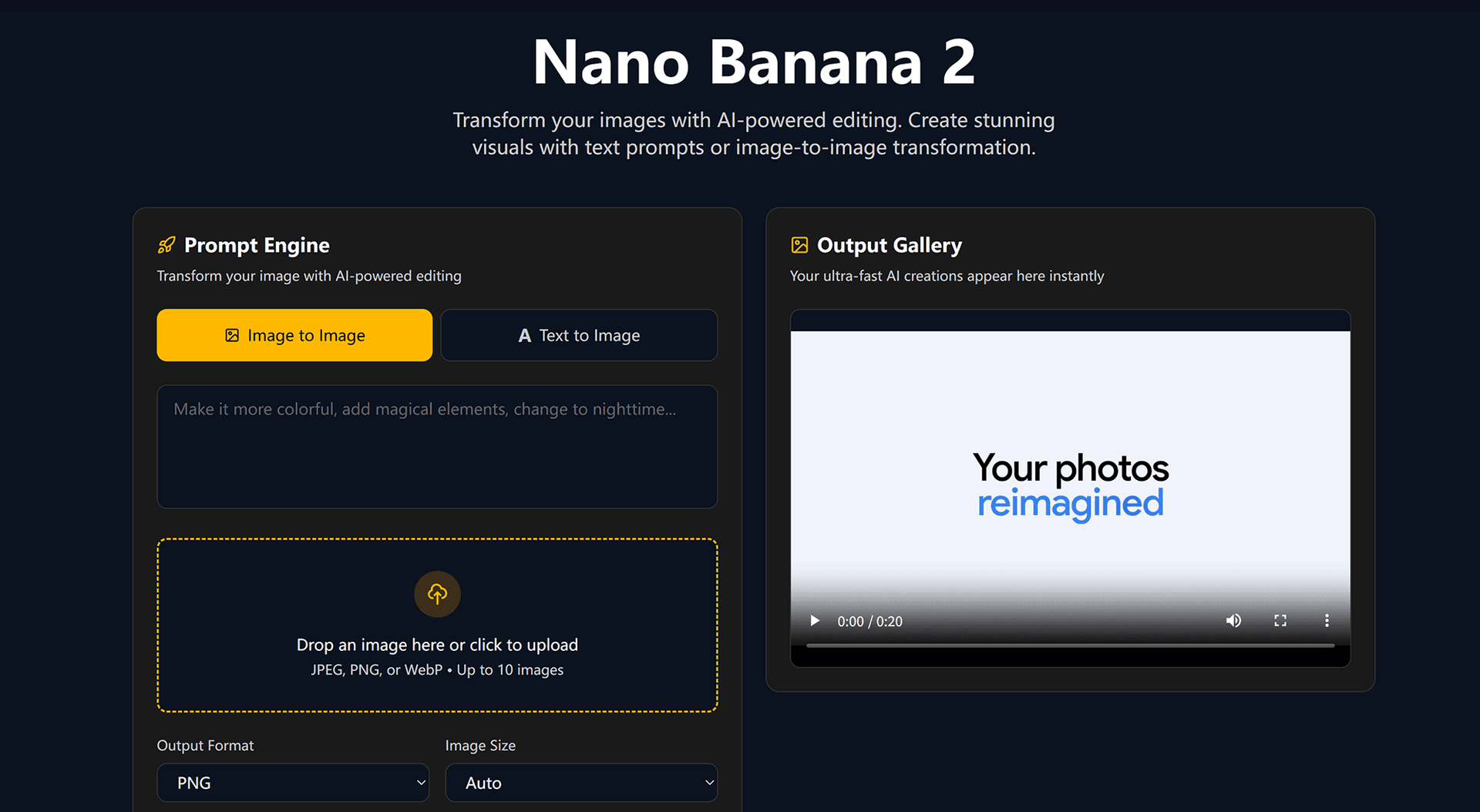 Nano Banana 2 product preview for startup listing on Aura++