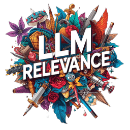 LLM Relevance startup logo on Aura++