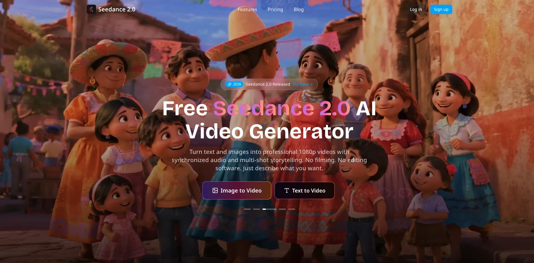 Seedance 2.0 AI Video Generator product preview for startup listing on Aura++