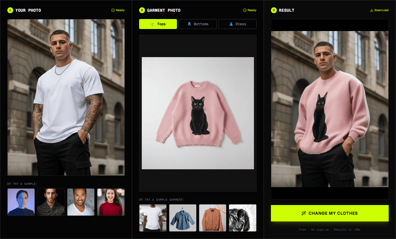snapwear product preview for startup listing on Aura++