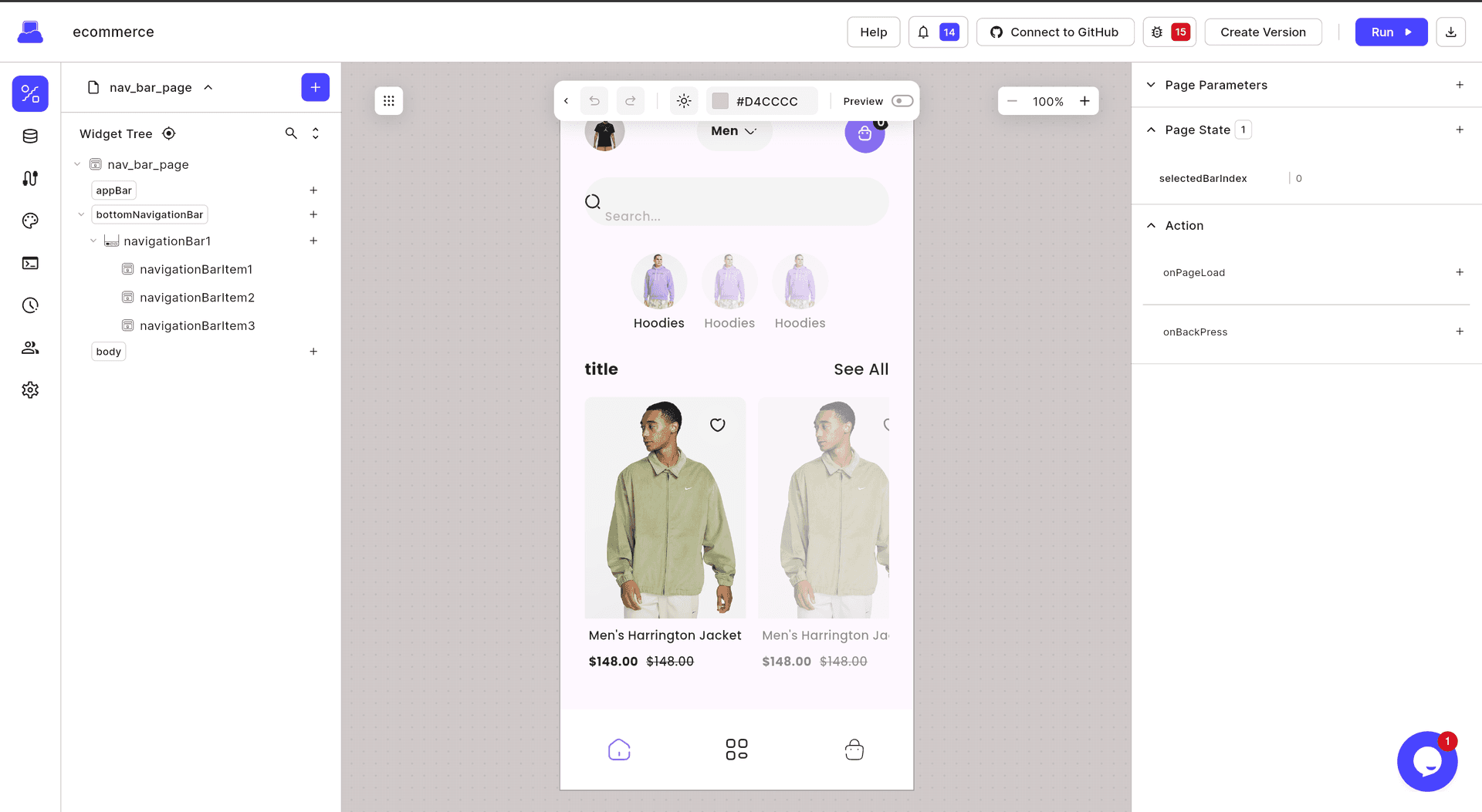 Digia product preview for startup listing on Aura++