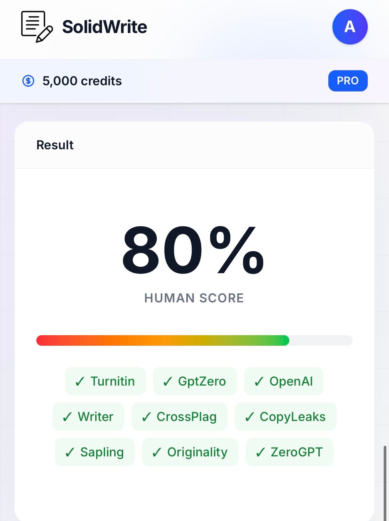 SolidWrite product preview for startup listing on Aura++