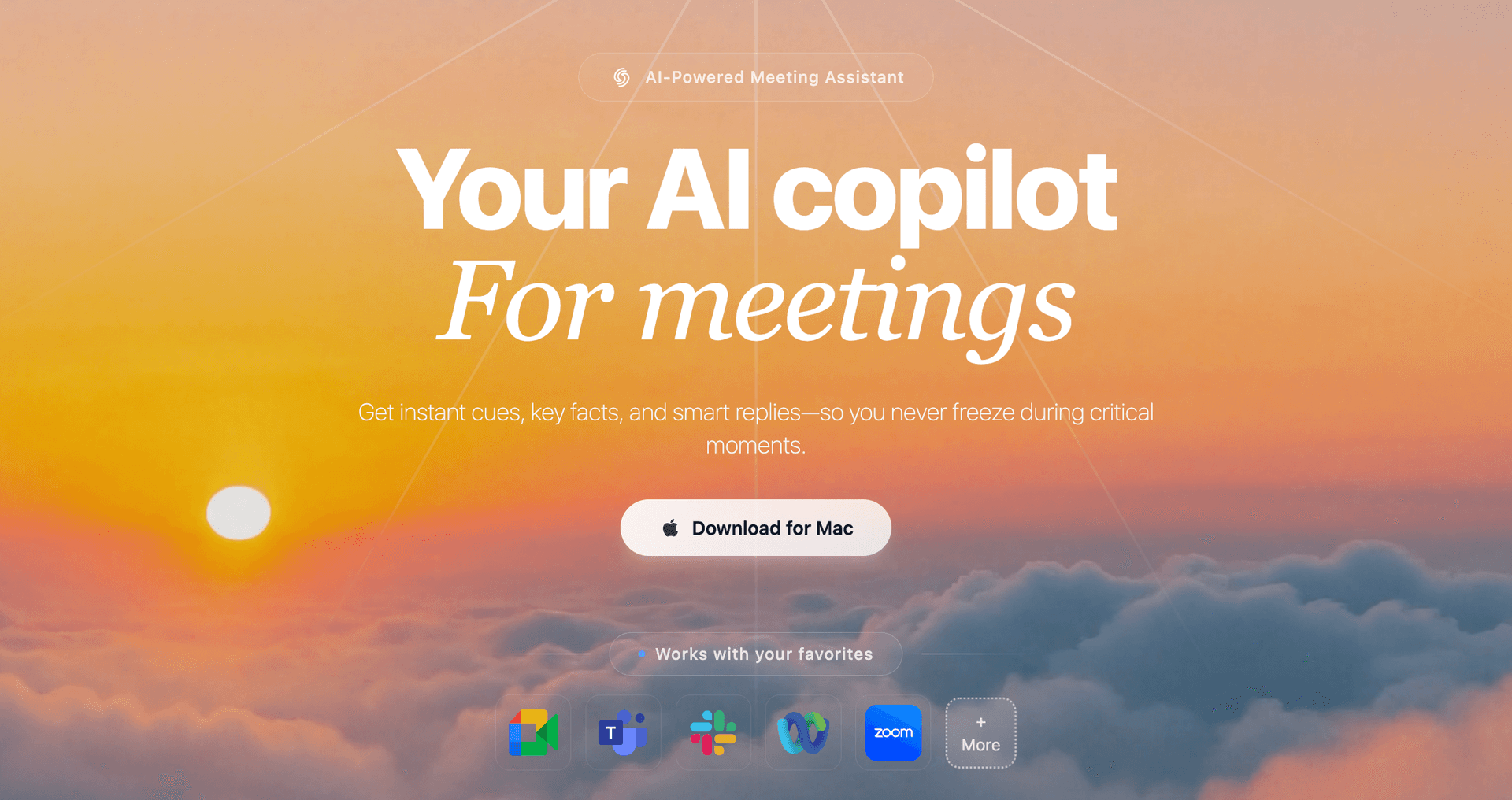 Convo product preview for startup listing on Aura++