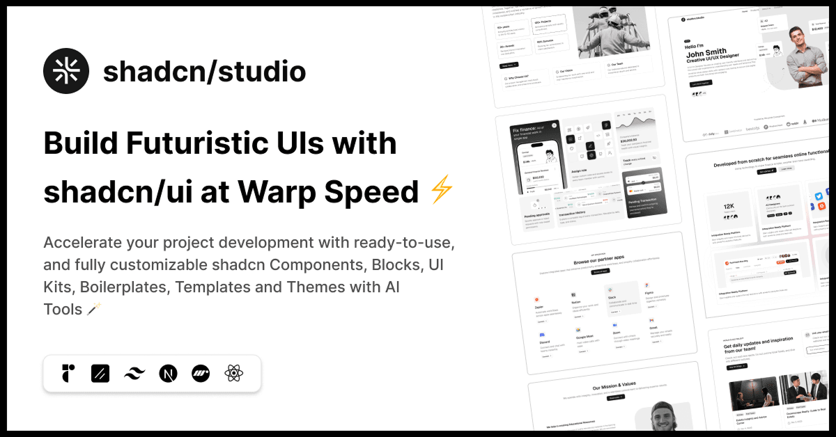 shadcn/studio product preview for startup listing on Aura++