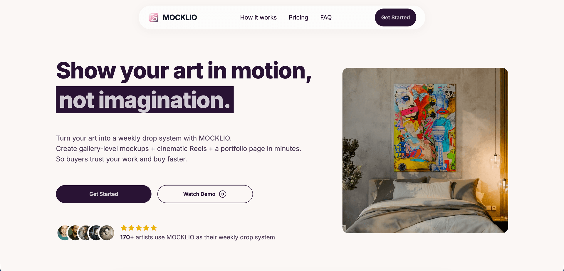 MOCKLIO product preview for startup listing on Aura++