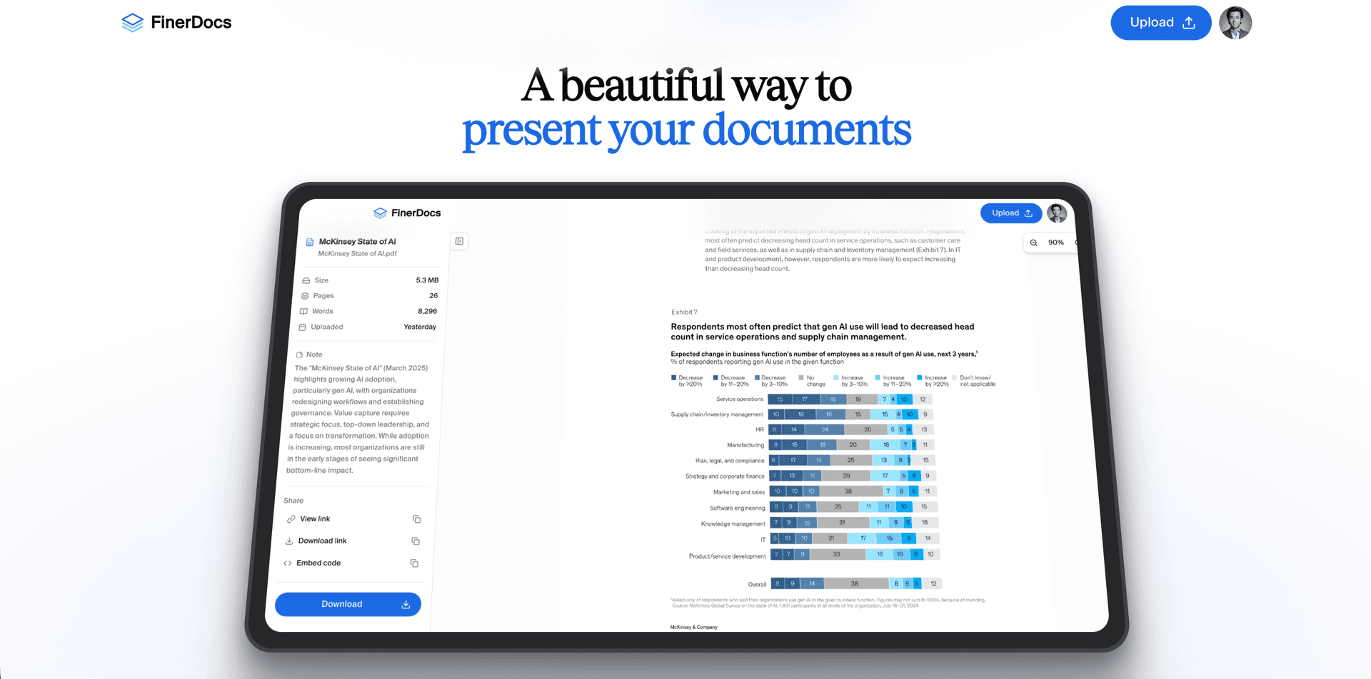FinerDocs product preview for startup listing on Aura++