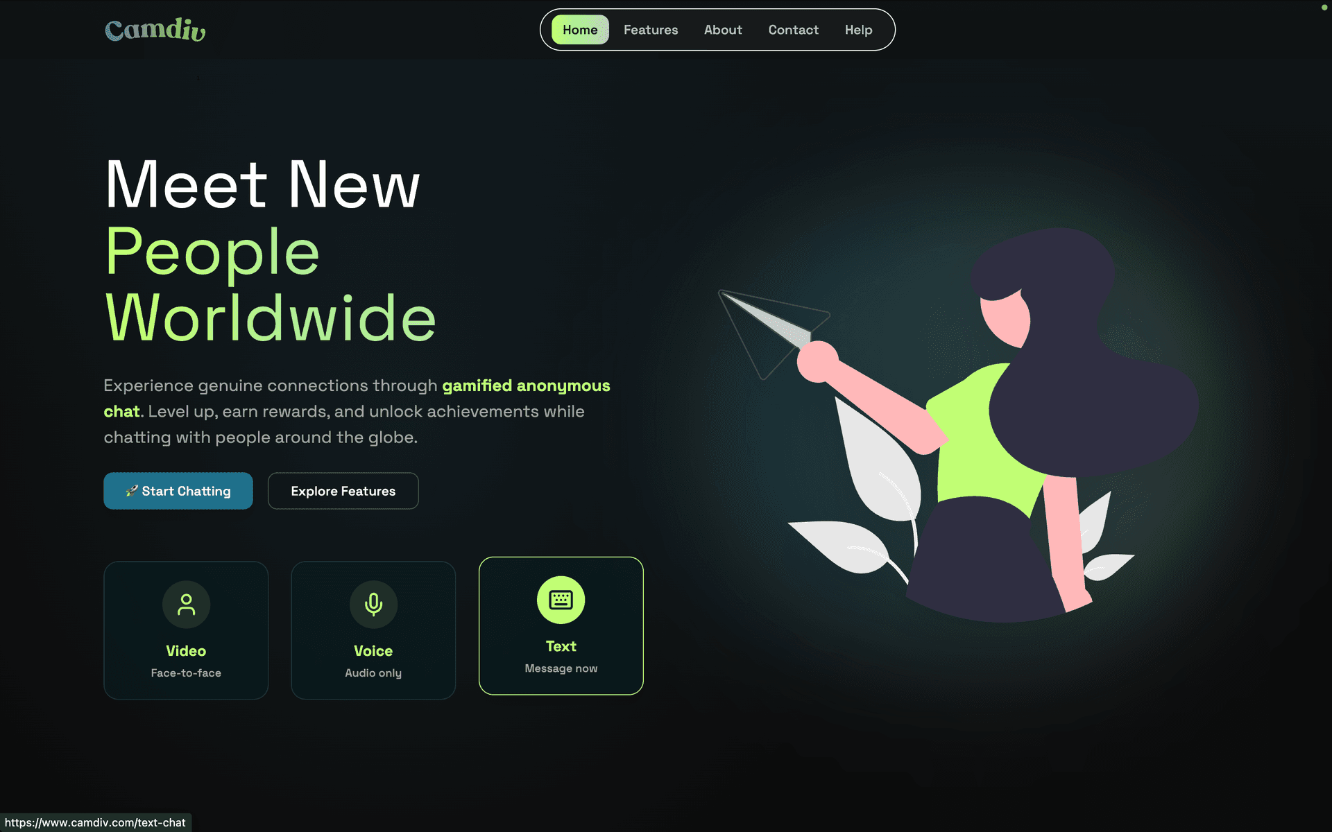camdiv product preview for startup listing on Aura++