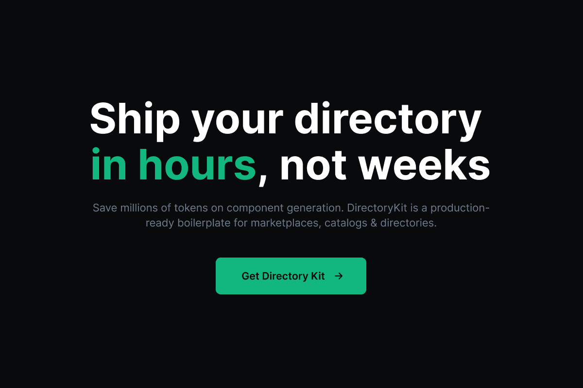 DirectoryKit product preview for startup listing on Aura++