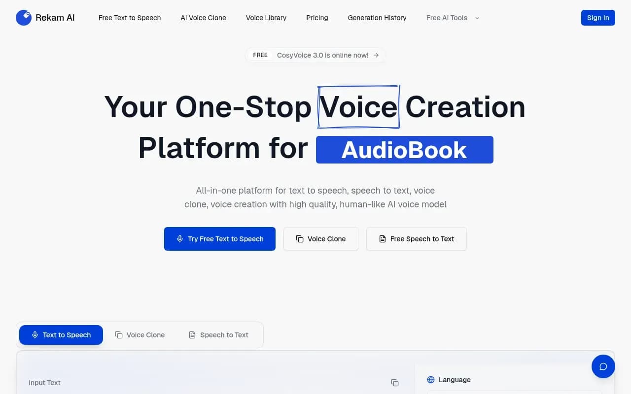 Rekam AI product preview for startup listing on Aura++