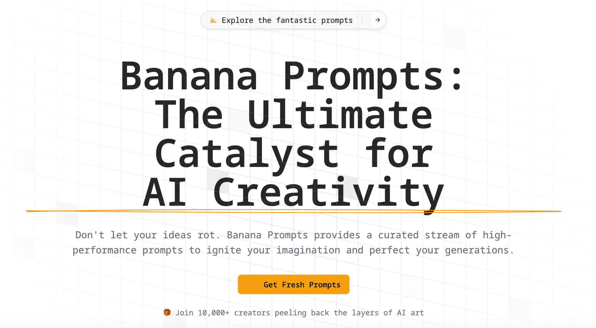 Banana Prompts product preview for startup listing on Aura++