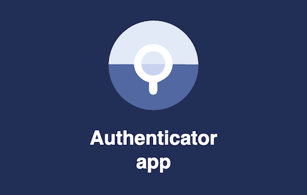 Authenticator app product preview for startup listing on Aura++