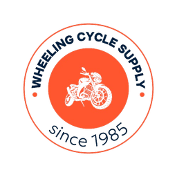 Wheeling Cycle Supply startup logo on Aura++