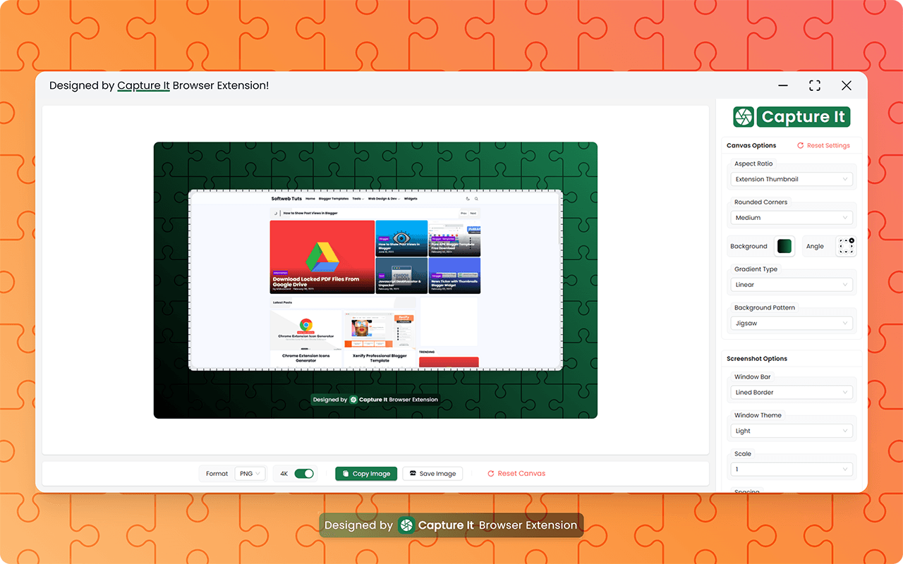 Capture It - Capture & Edit Screenshots product preview for startup listing on Aura++