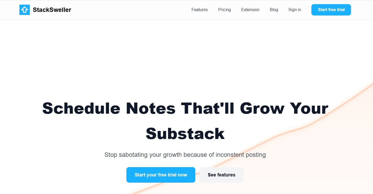 Stacksweller product preview for startup listing on Aura++