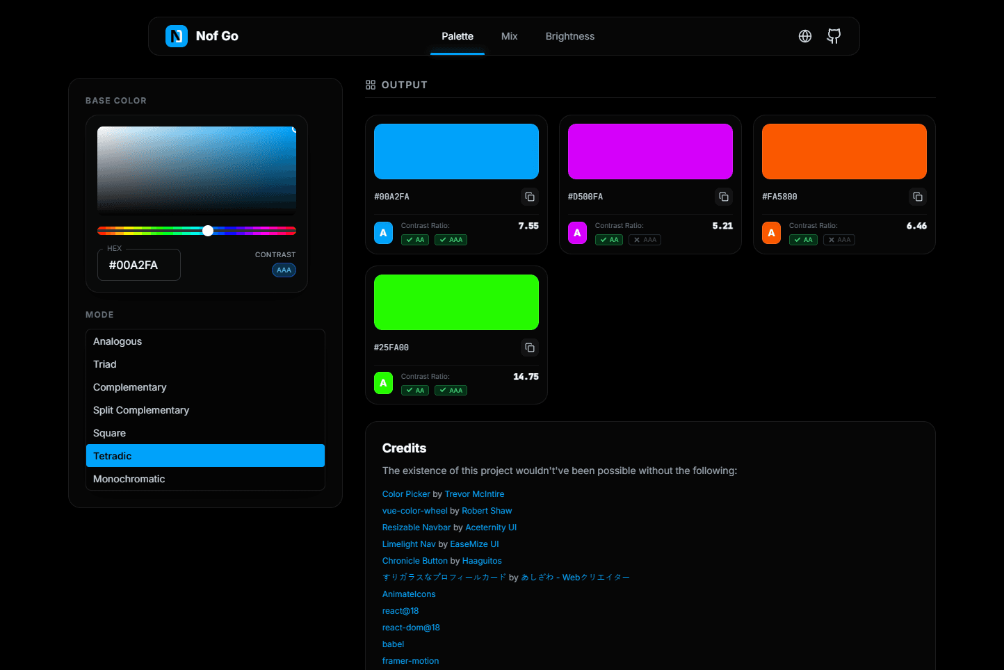 Nof Go product preview for startup listing on Aura++