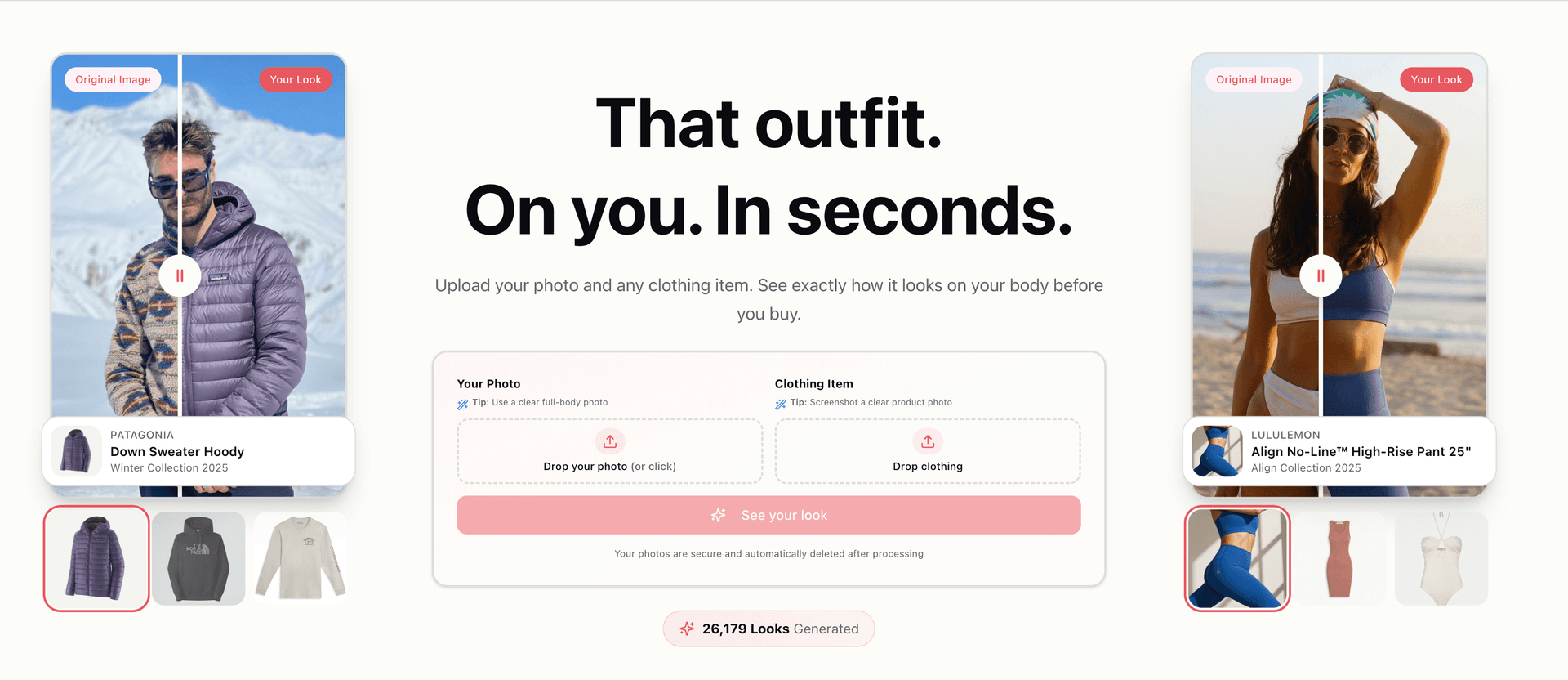 YourLook product preview for startup listing on Aura++