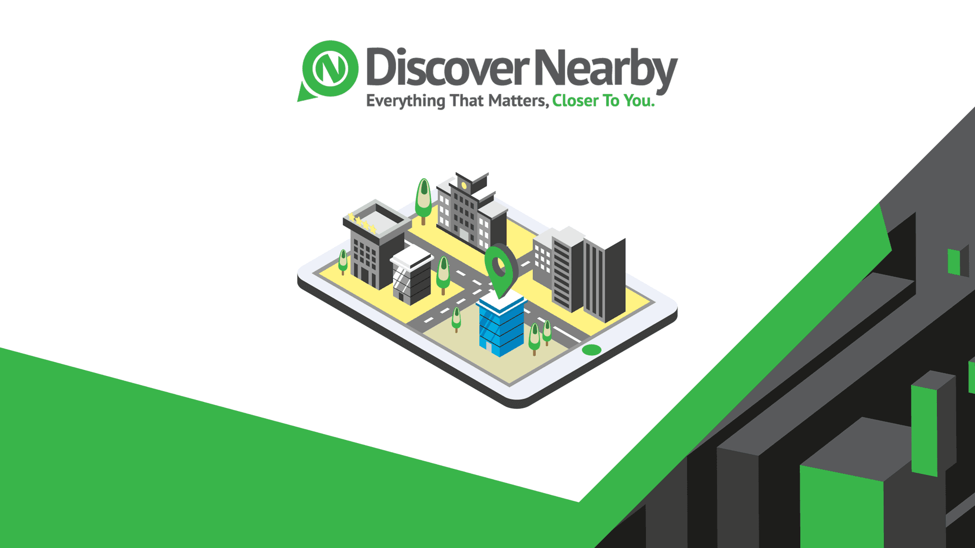 Discover Nearby product preview for startup listing on Aura++