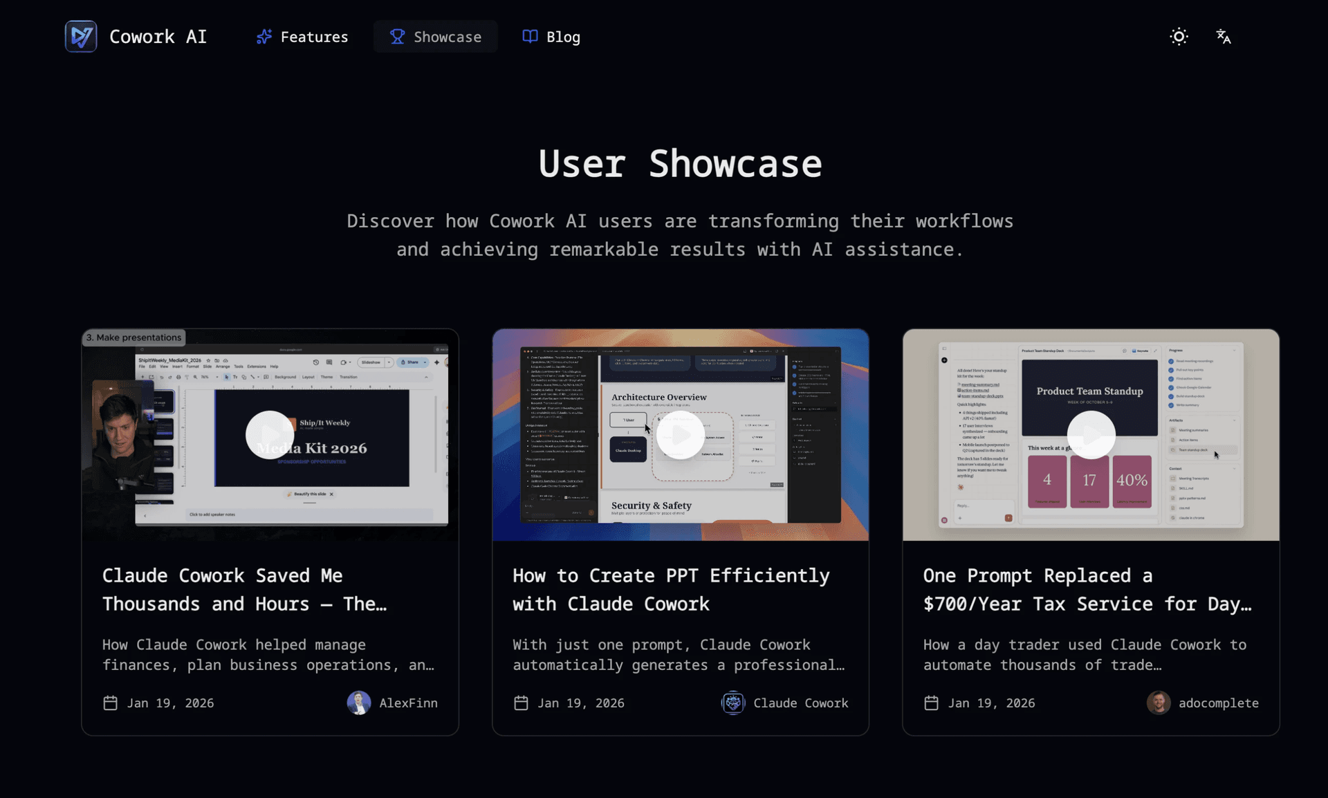 Cowork AI product preview for startup listing on Aura++