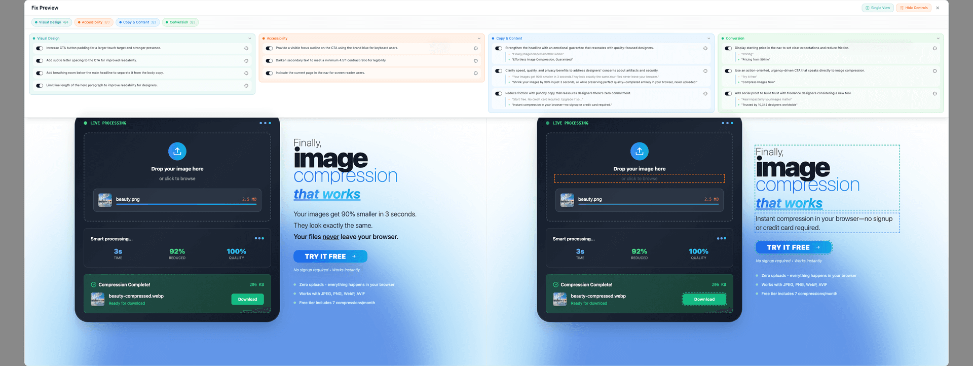 Pagerekt product preview for startup listing on Aura++