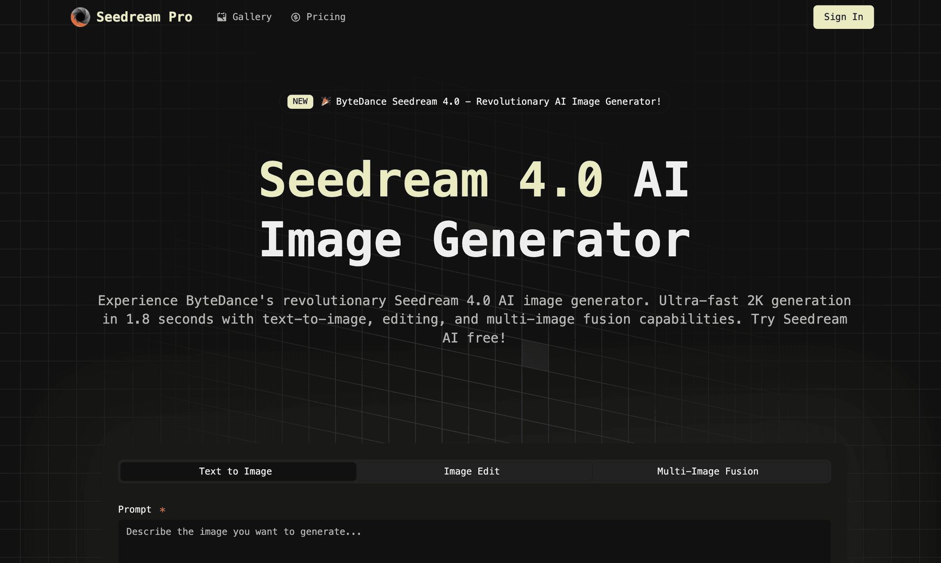 Seedream Pro product preview for startup listing on Aura++