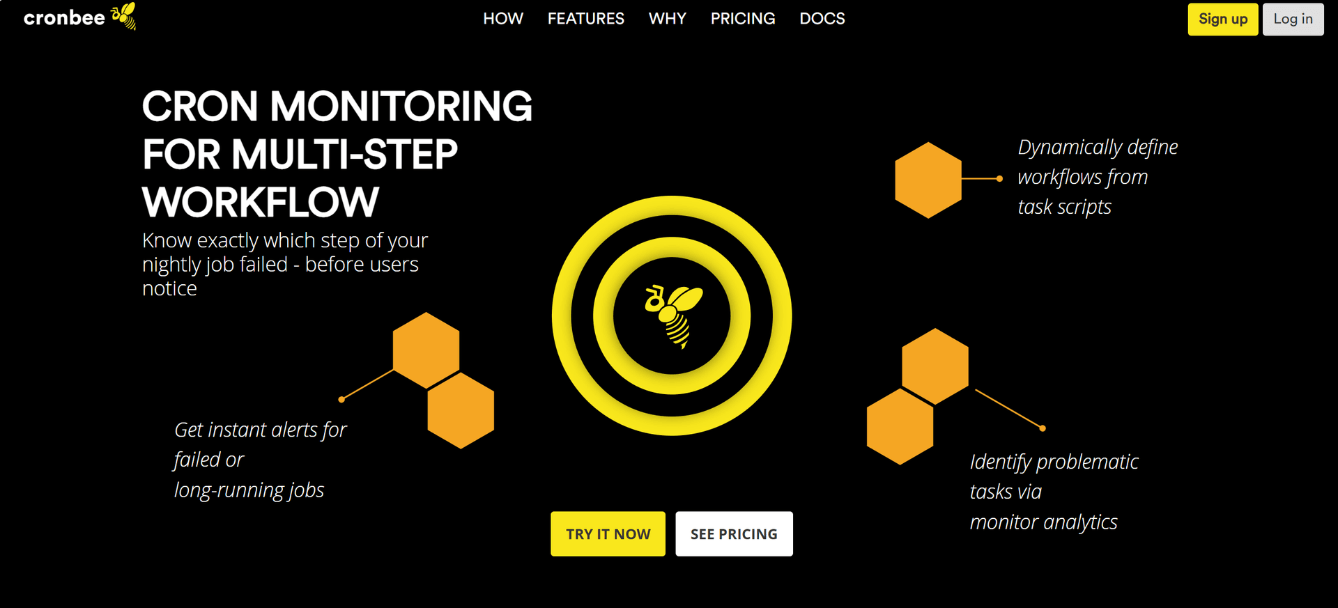 Cronbee product preview for startup listing on Aura++
