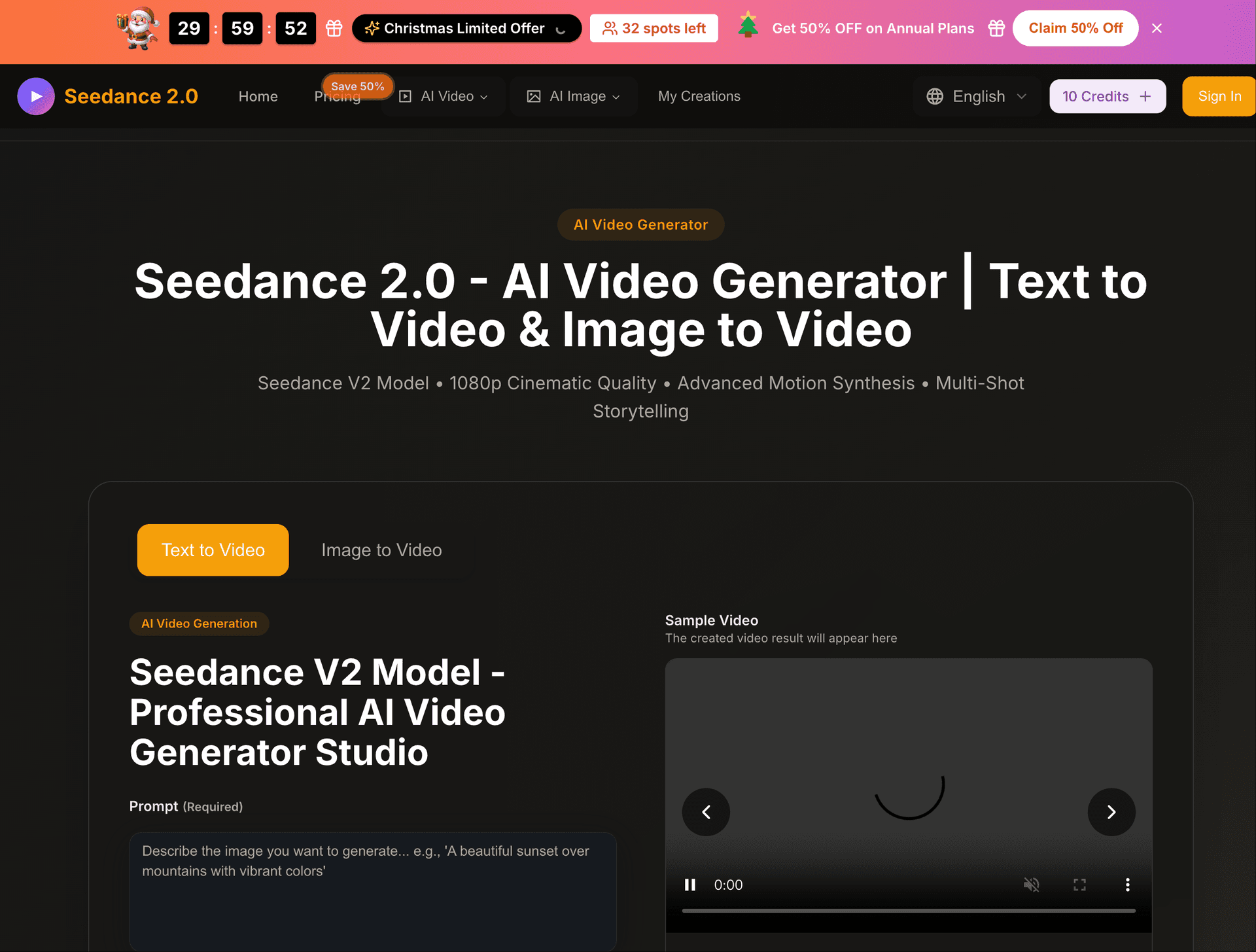 Seedance 2.0 product preview for startup listing on Aura++