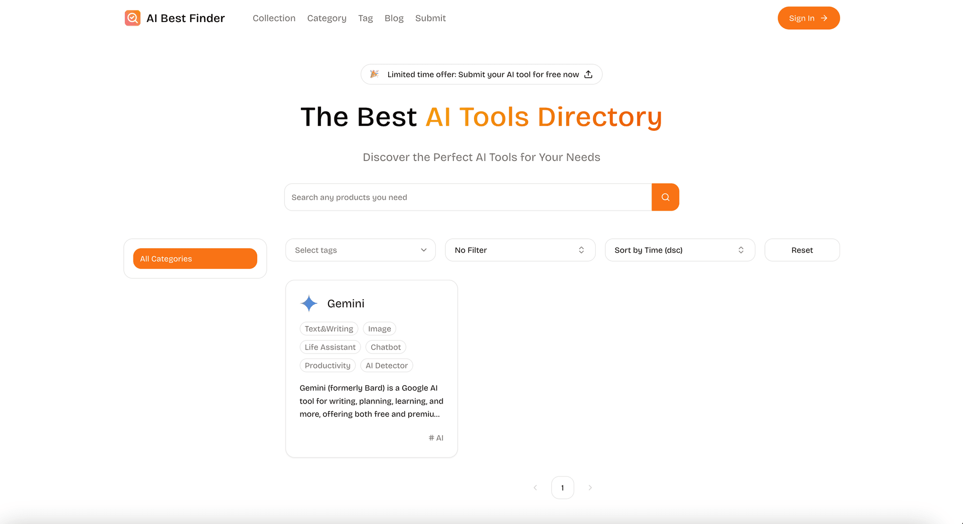 AI Best Finder product preview for startup listing on Aura++