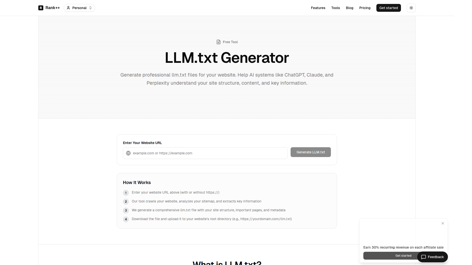 LLM.txt Generator cover