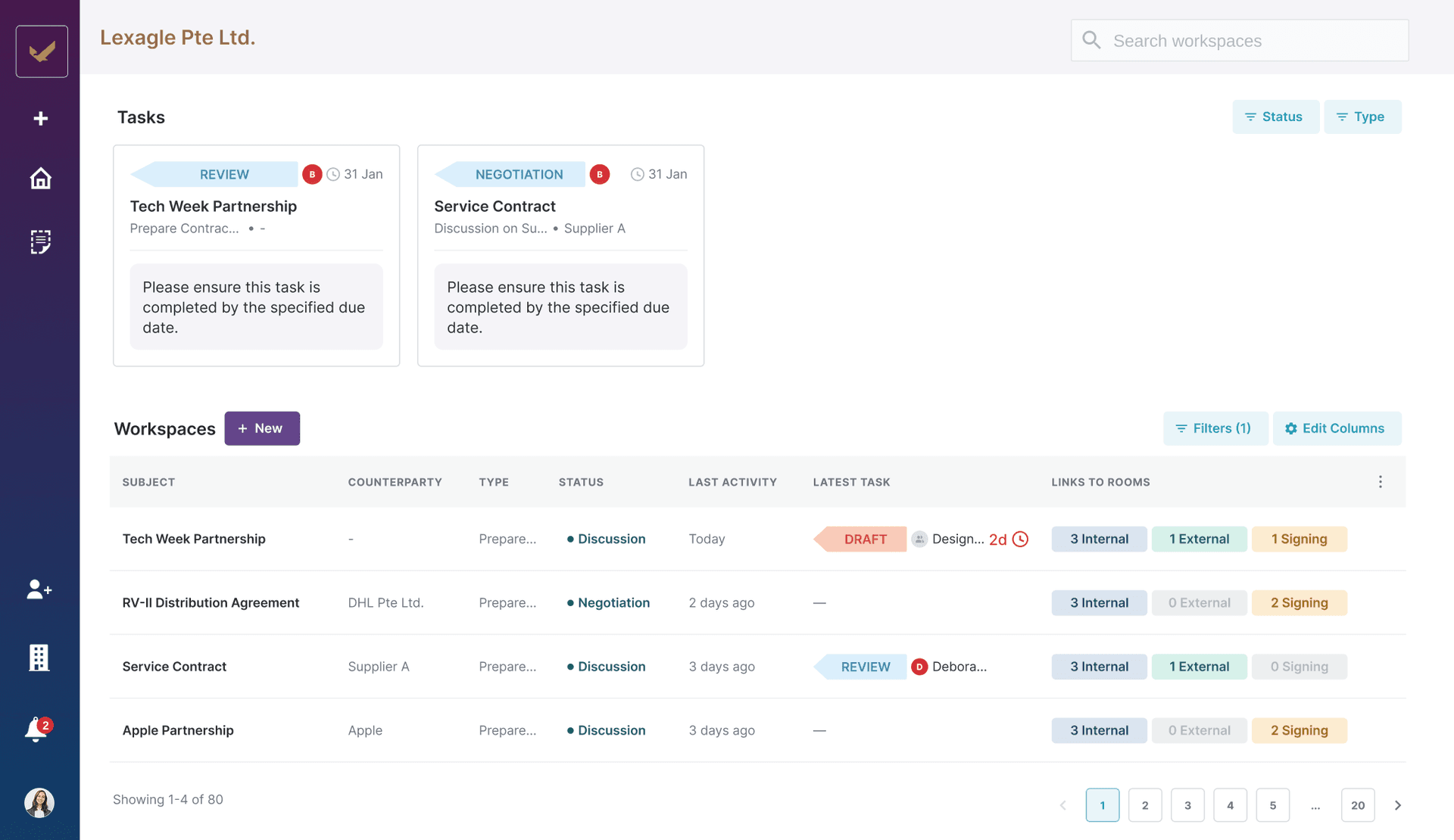 Lexagle product preview for startup listing on Aura++