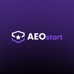 AEOstart startup logo on Aura++