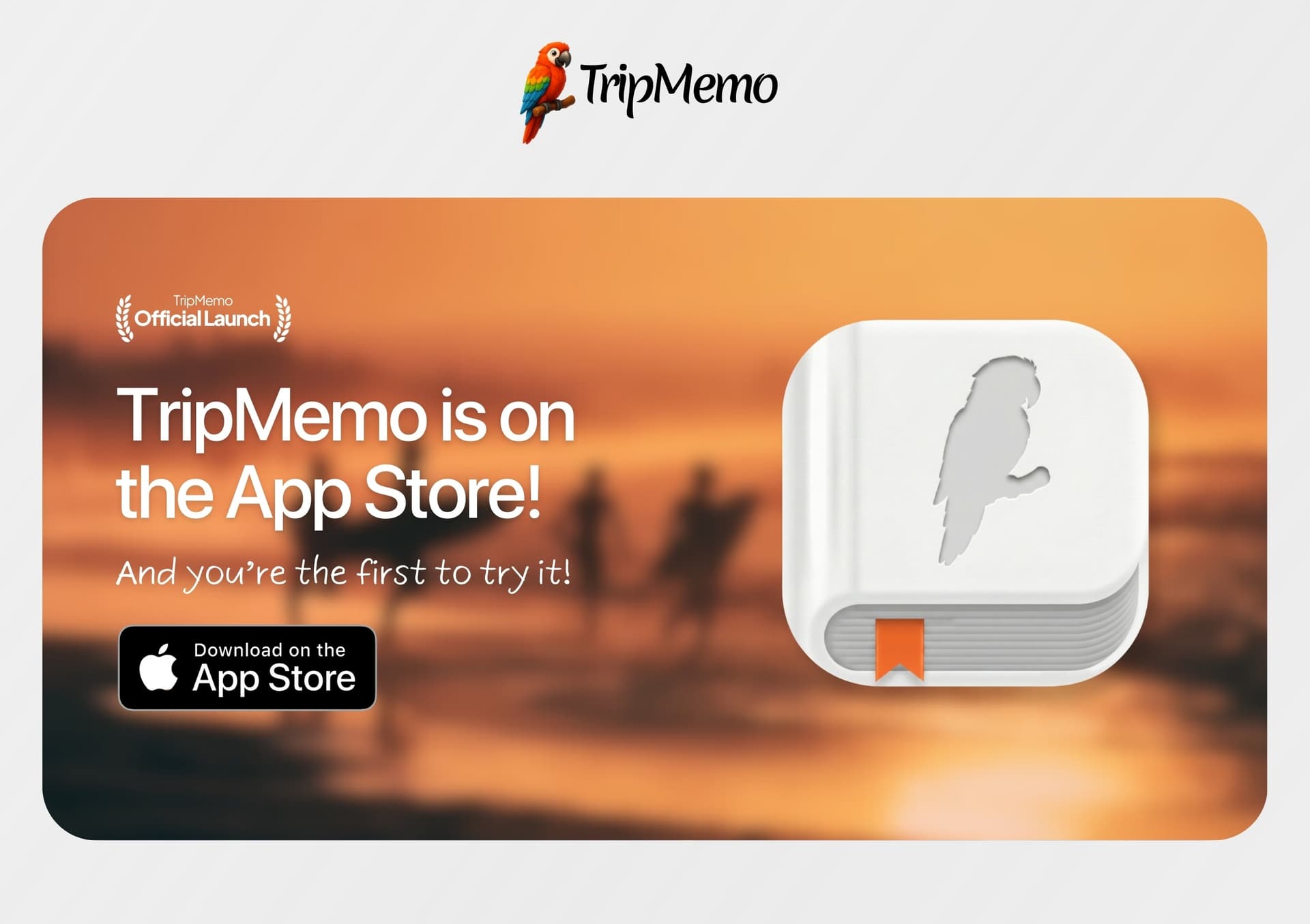 TripMemo product preview for startup listing on Aura++