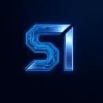 Synthetic Intelligence startup logo on Aura++