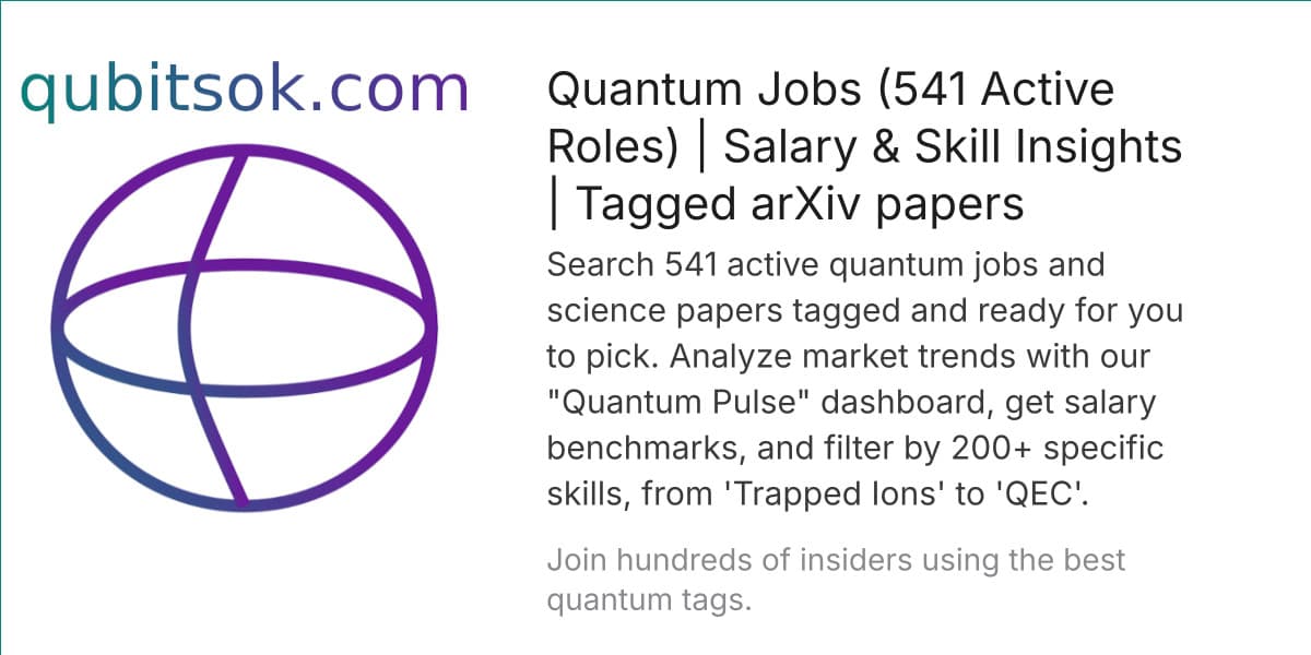 Quantum Jobs  product preview for startup listing on Aura++