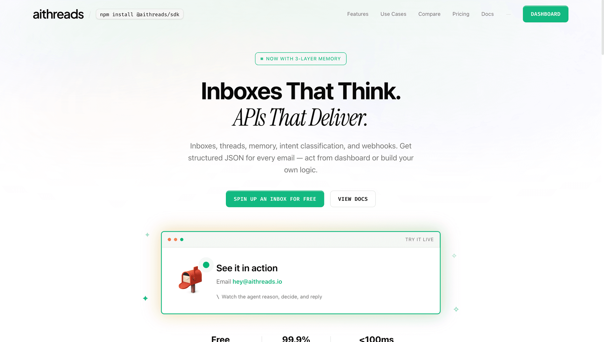 AIThreads product preview for startup listing on Aura++