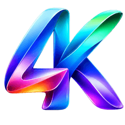 Image Upscaler 4K startup logo on Aura++