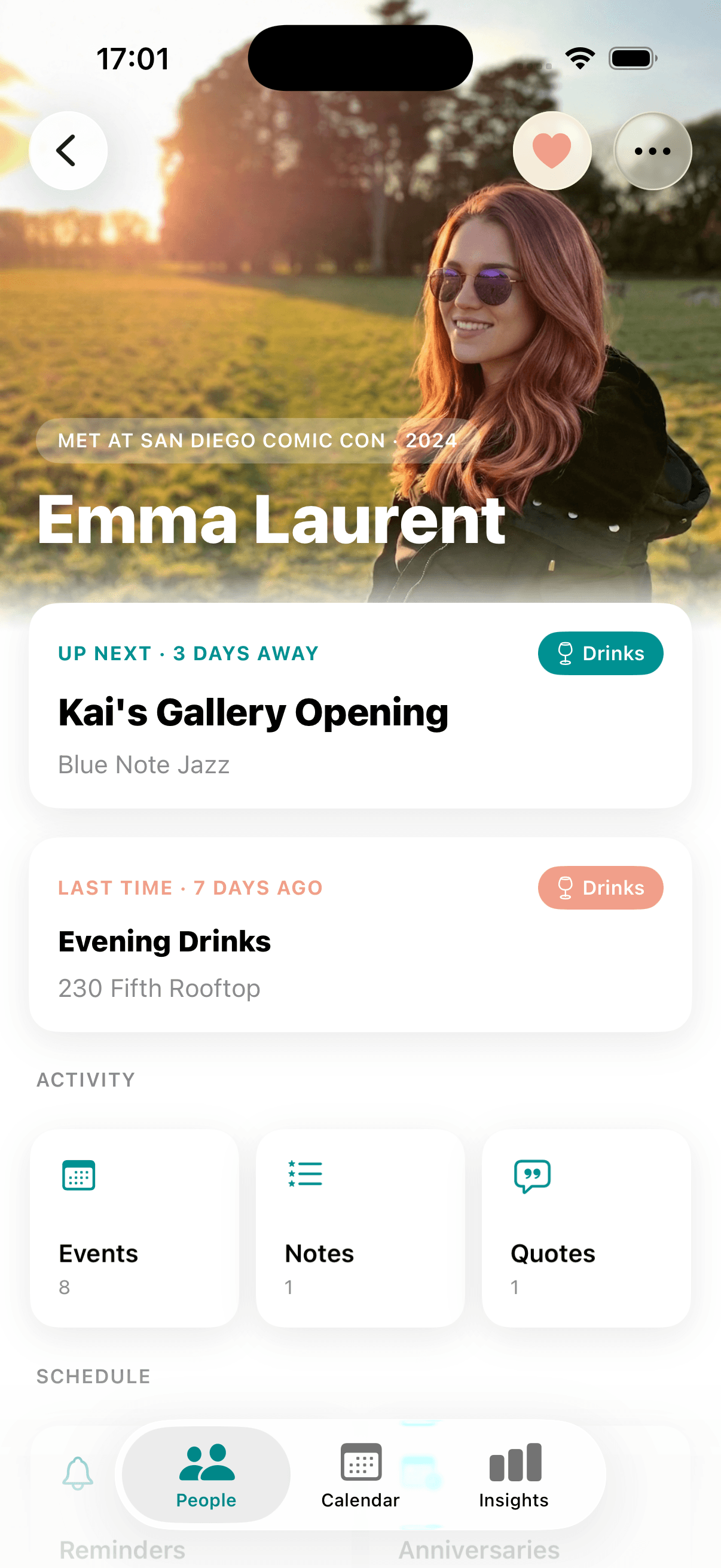 BuddyLog - Friendship Journaling App for iOS product preview for startup listing on Aura++