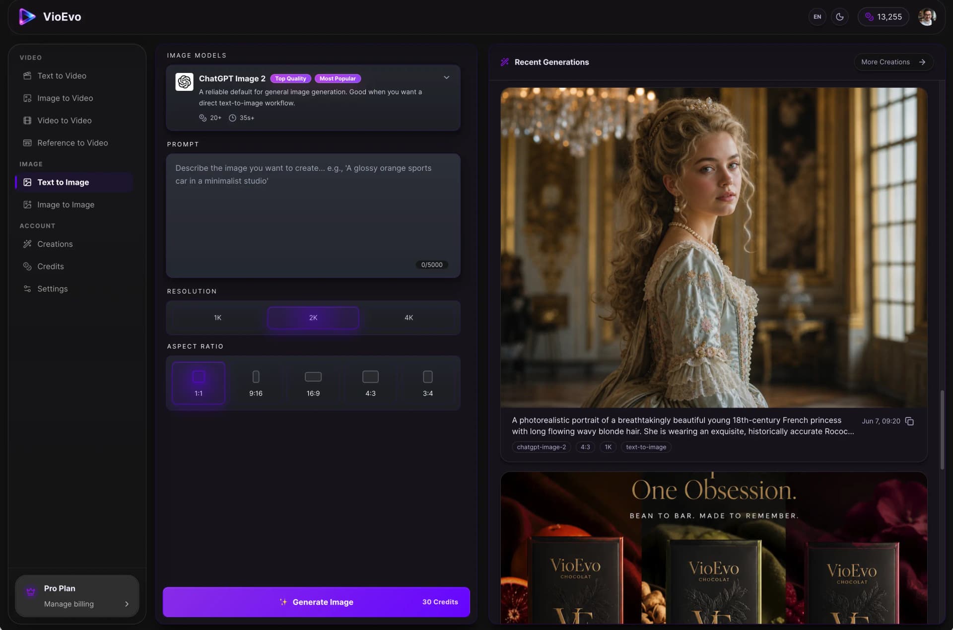 VioEvo product preview for startup listing on Aura++