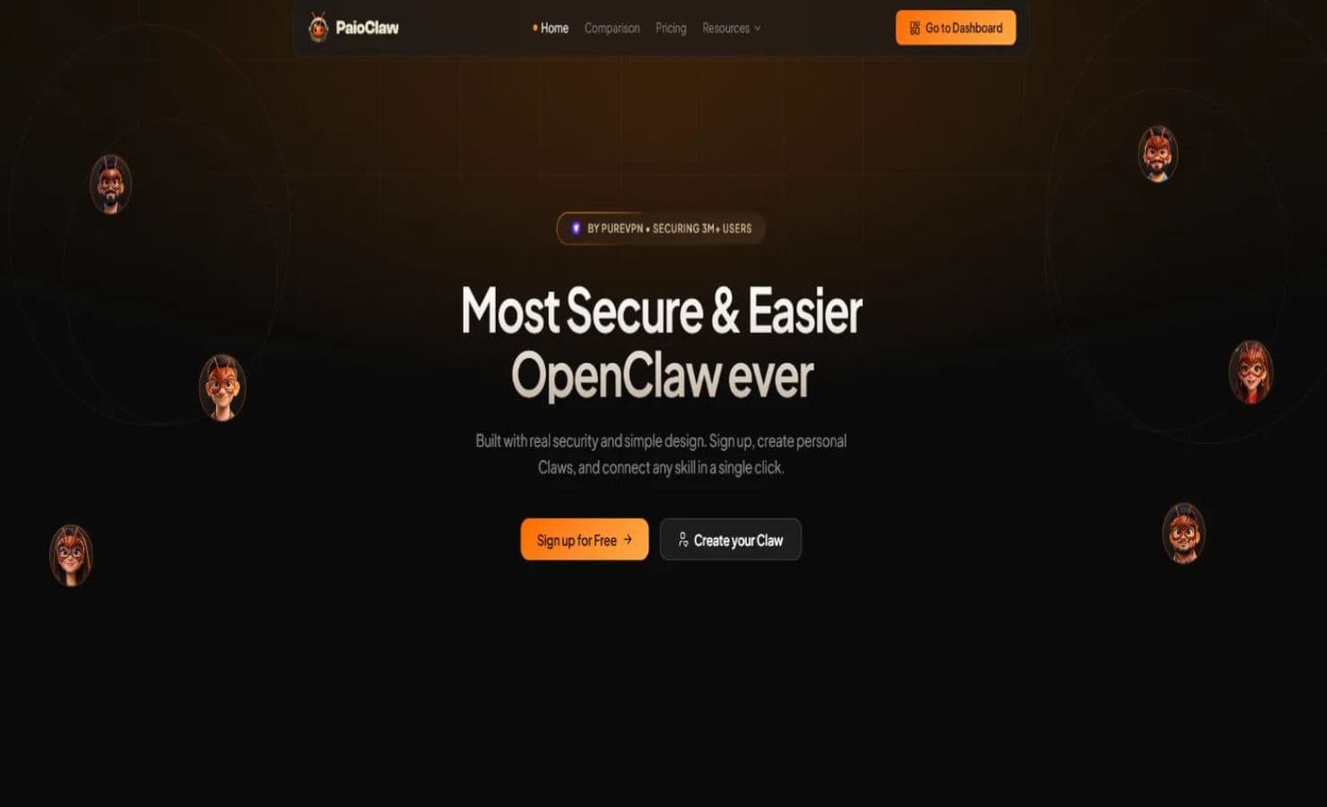 PaioClaw product preview for startup listing on Aura++