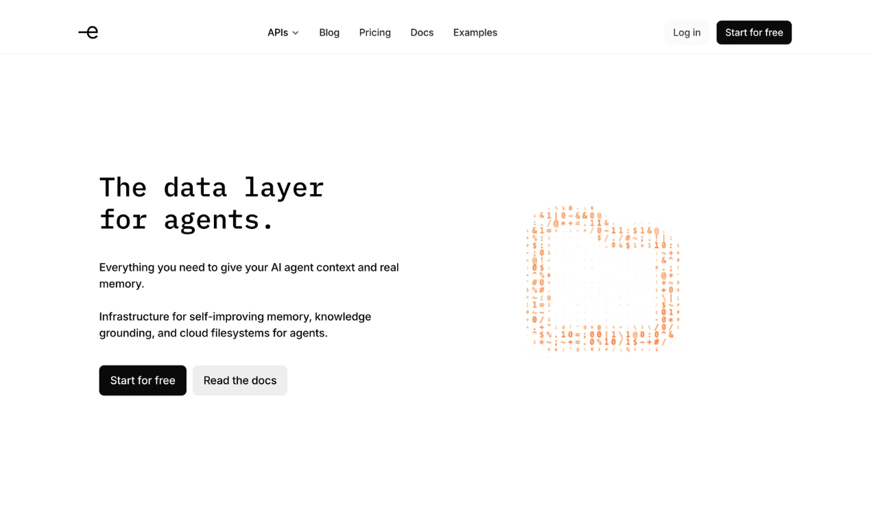 Exabase product preview for startup listing on Aura++