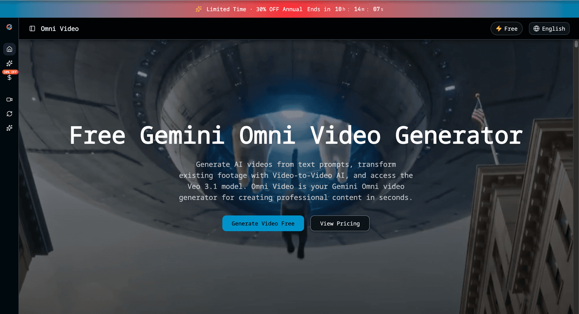 Omni Video product preview for startup listing on Aura++
