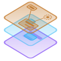 Lynara Multi-Layer System Designer startup logo on Aura++