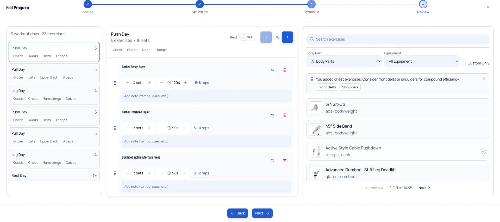 CoachingPortal product preview for startup listing on Aura++