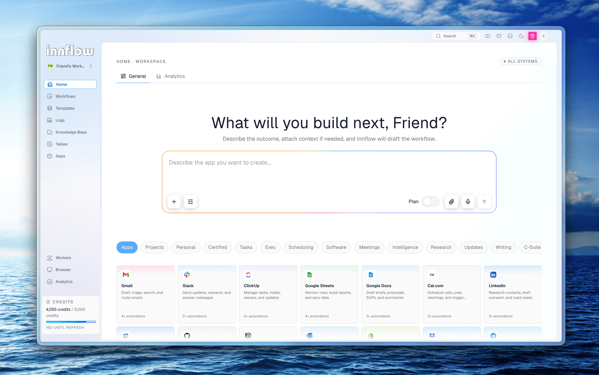 innflow product preview for startup listing on Aura++
