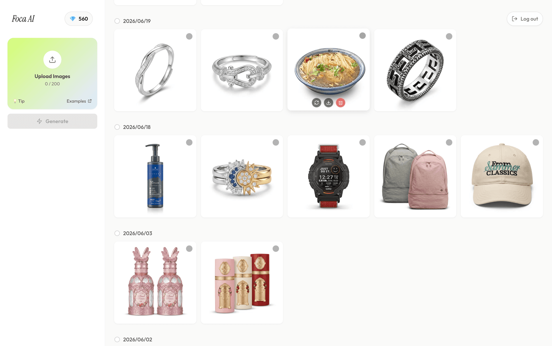 Foca AI Product Photography product preview for startup listing on Aura++