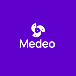 Medeo startup logo on Aura++