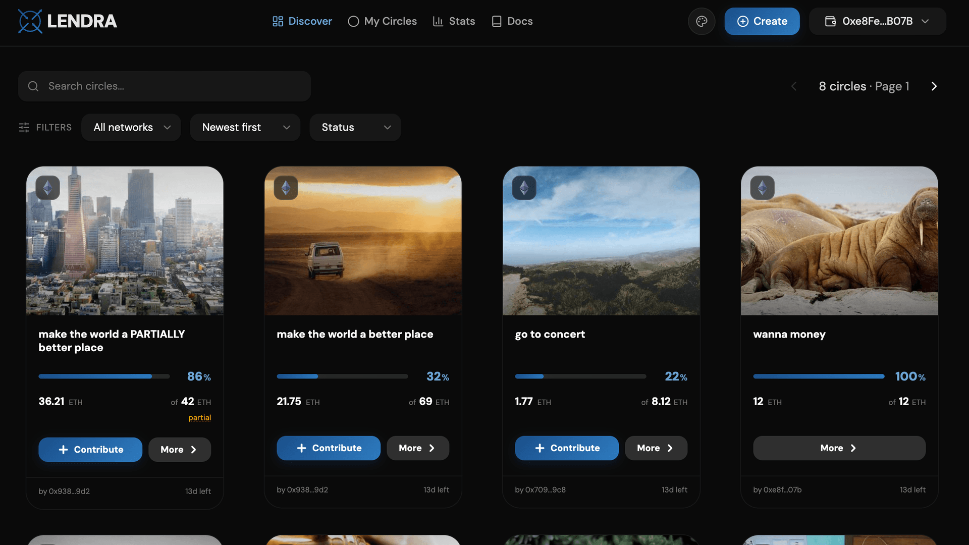 Lendra product preview for startup listing on Aura++