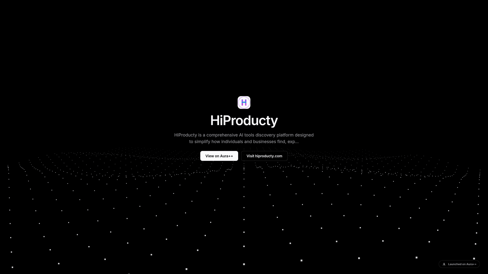 Launch Kit Dotted Hero social media launch graphic example for startups