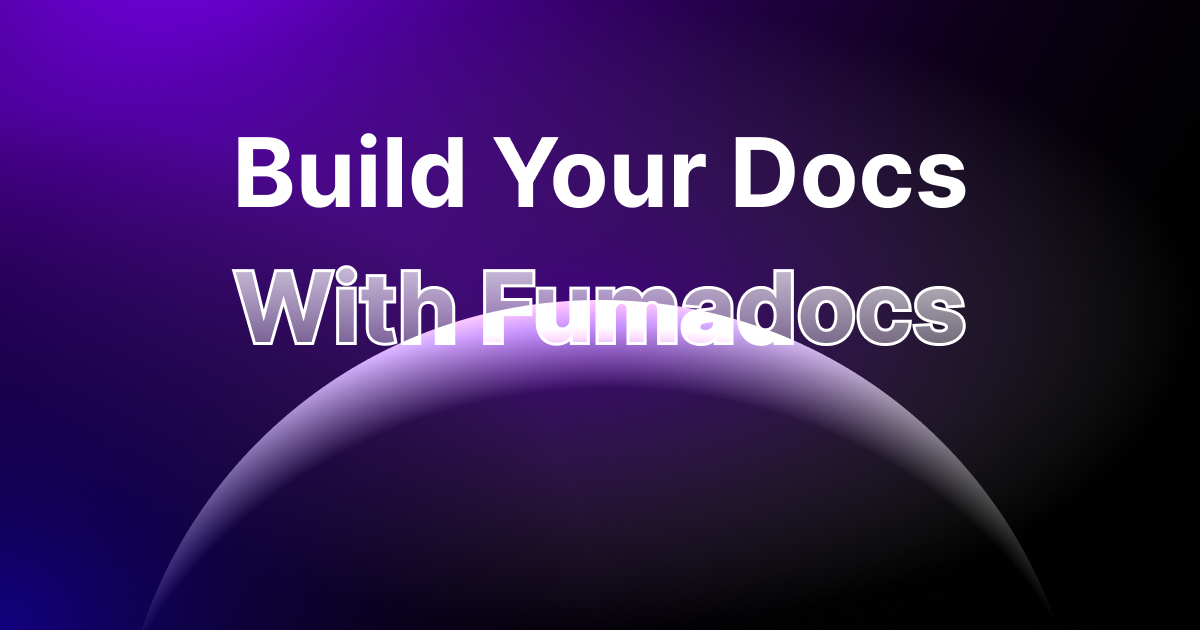 Fuma Docs